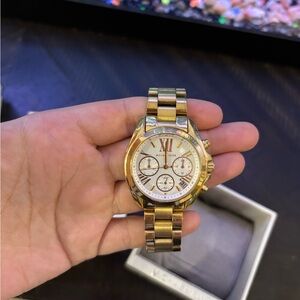 Michael Kors Two-Tone Gold and Silver Watch